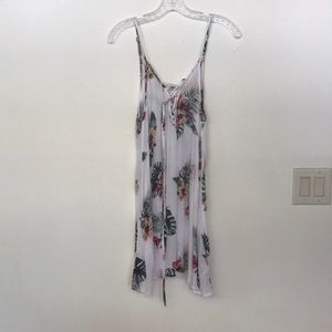 Tropical Roxy beach cover up size small